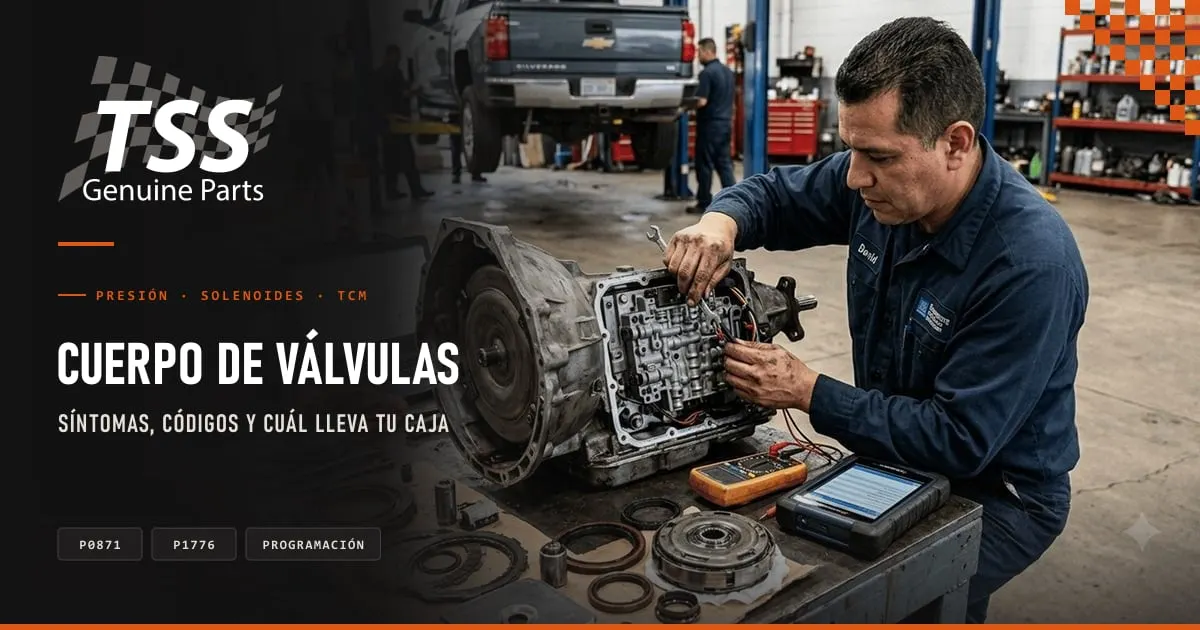 Cuerpos de válvulas reconstruidos TSS para la 68RFE y la 4R70W, y módulo TEHCM de la 6T40