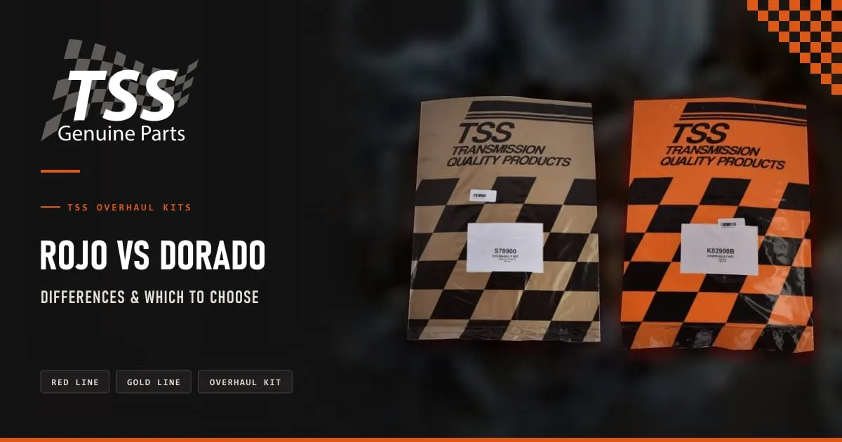 TSS Rojo and TSS Dorado automatic transmission overhaul kits