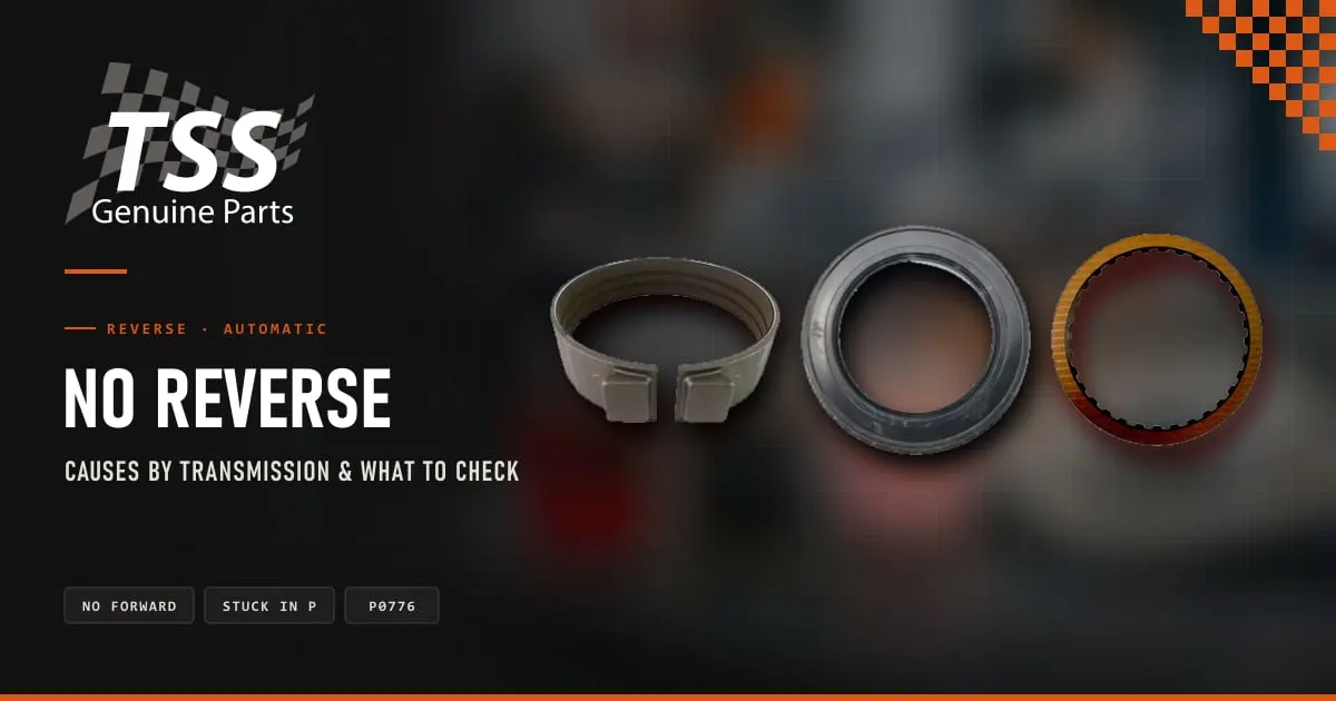 TSS reverse parts: reverse band, reverse piston and low/reverse frictions