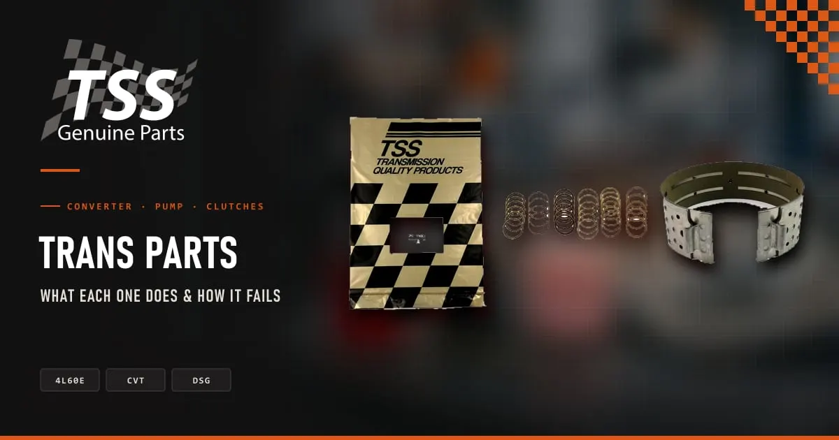 TSS automatic transmission parts: gasket kit, friction plates and band