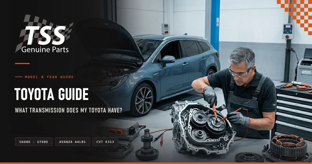 TSS parts for Toyota transmissions: U660E and U760E solenoid kit, K313 CVT filter and Avanza friction plates