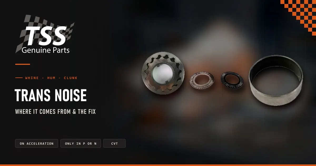 TSS parts for transmission noise: pump rotor, planetary bearing and pump bushing