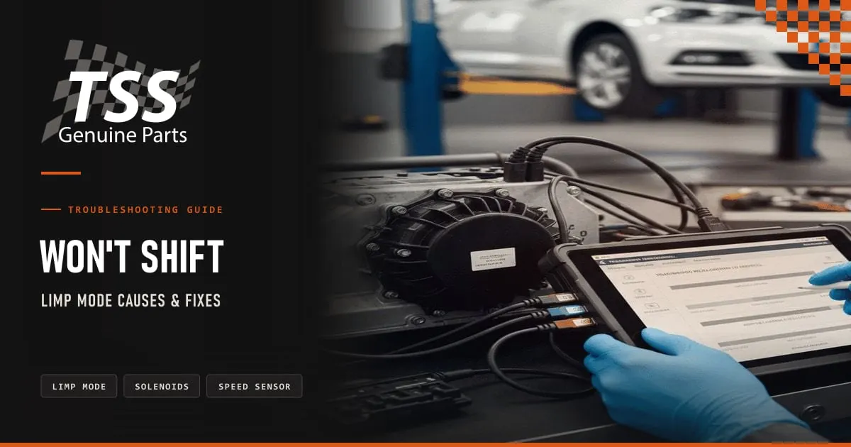 TSS parts for a transmission that won't shift: shift solenoid kit, speed sensor and internal harness