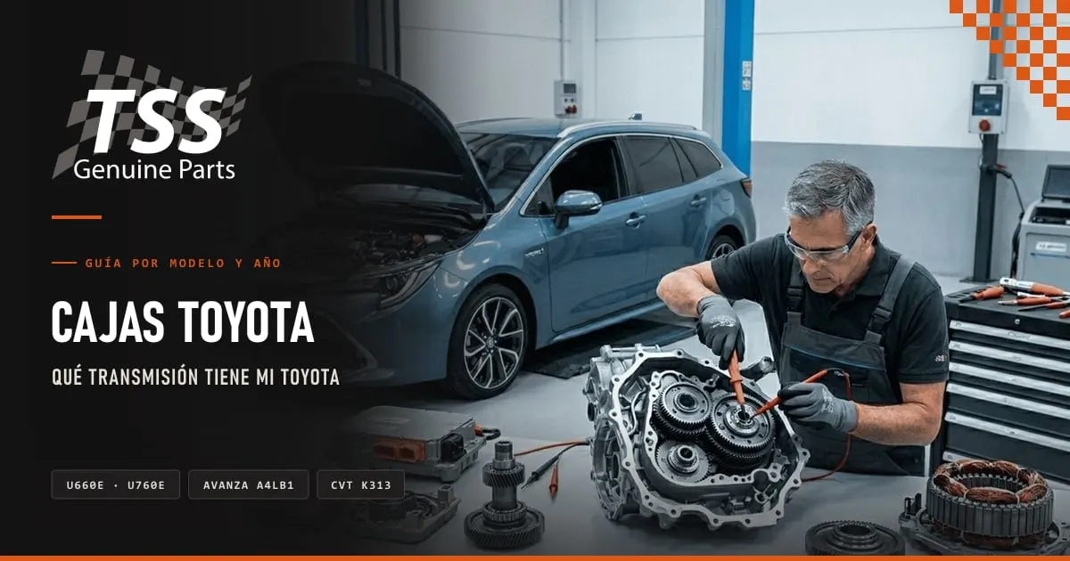 Refacciones TSS para transmisiones Toyota: kit de solenoides U660E y U760E, filtro de la CVT K313 y discos de pasta para la Avanza