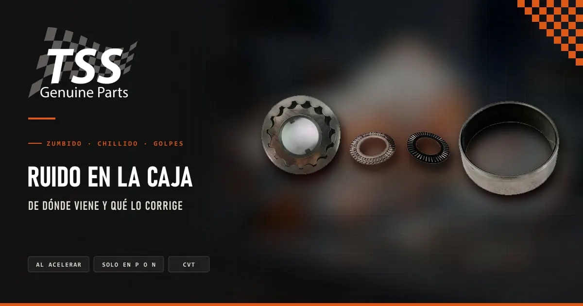 Refacciones TSS para ruidos de la transmisión: rotor de bomba, balero del planetario y buje de bomba