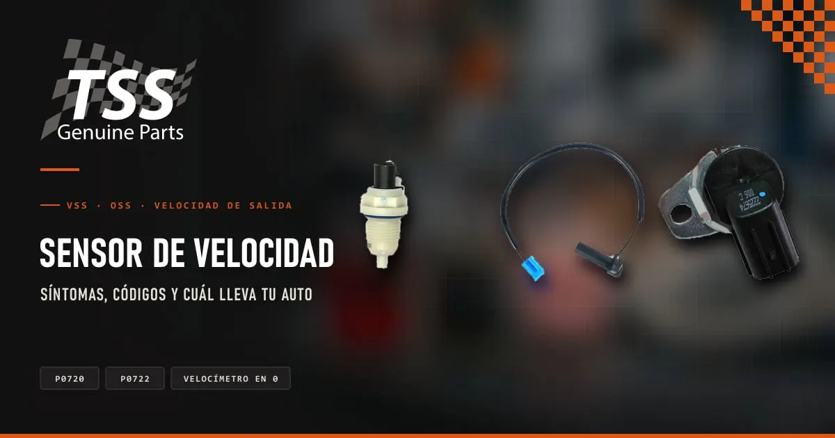 Sensores de velocidad de salida TSS para la 4L60E, la 6T40 y la 4F27E